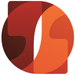 Small image of Policy Forum logo with orange and red colours and quotation marks. 
