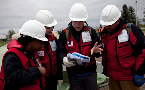 Aid workers