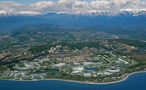 Sochi from the air