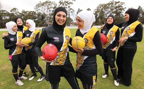 Muslims playing AFL
