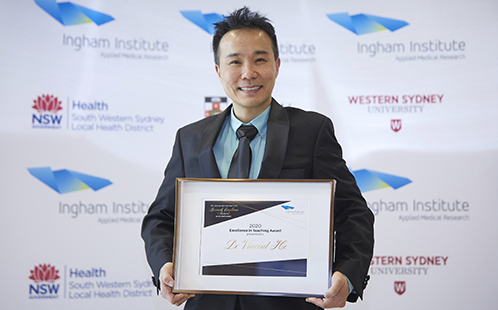 Dr Vincent Ho wins Ingham Institute Research Excellence Awards 