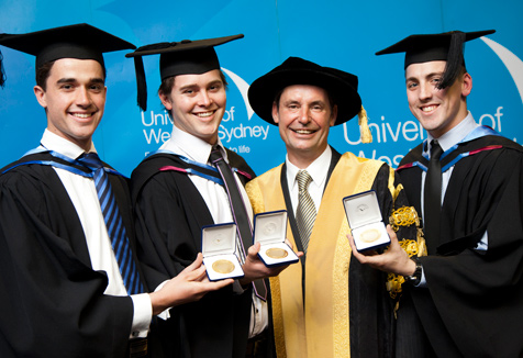 University Medal winners