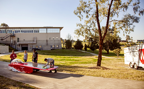 Western Sydney University solar car