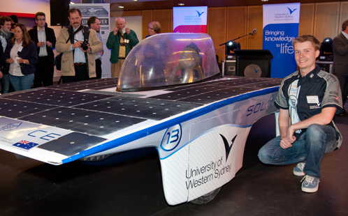 UWS Solar Car launch
