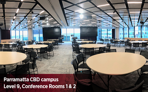 Parramatta CBD Campus, Level 9, Conference Rooms 1 and 2