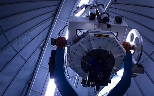 Observatory Telescope Inside