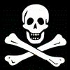 http://commons.wikimedia.org/wiki/File%3APirate_icon.gif  By WarX, edited by Manuel Strehl and modified by jlandin (File:Flag_of_Edward_England.svg) [GFDL (http://www.gnu.org/copyleft/fdl.html)], via Wikimedia Commons from Wikimedia Commons 