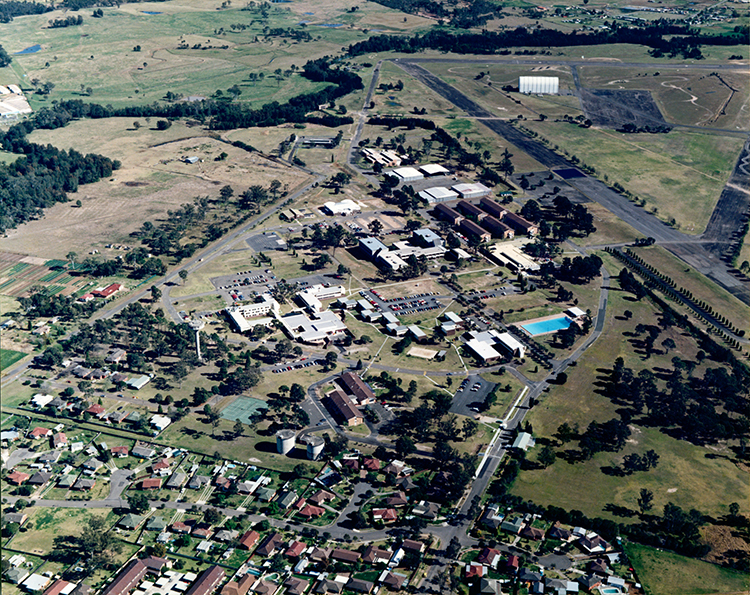 Aerial view of the Blacktown campus University of Western Sydney - Hawkesbury Blacktown Campus