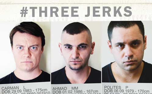 Flyer for #Three Jerks