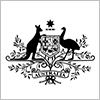 The crest from the ARC logo featuring a kangaroo and emu. 