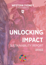 Cover of 2022 Sustainability Report Unlocking Impact