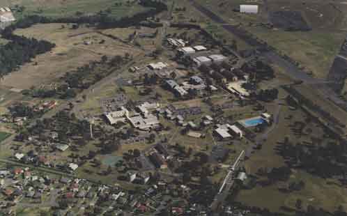 Aerial view of Nirimba (Black town Campus University of Western Sydney Hawkesbury) 10 September 1996