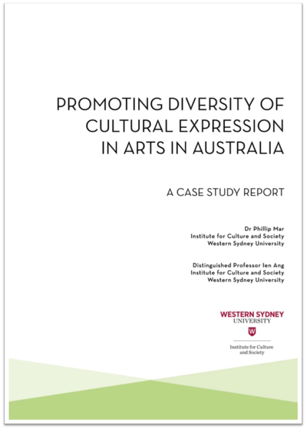 Screen grab of the Promoting Diversity of Cultural Expression report