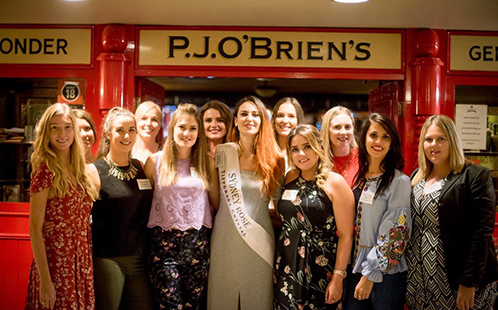 Emily Gorry with Rose of Tralee finalists