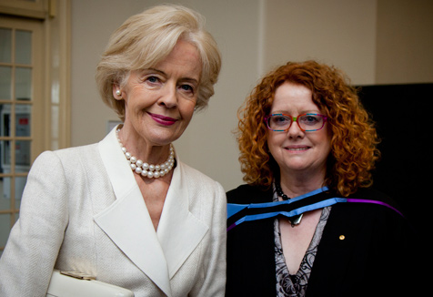Quentin Bryce and Sandra Dill