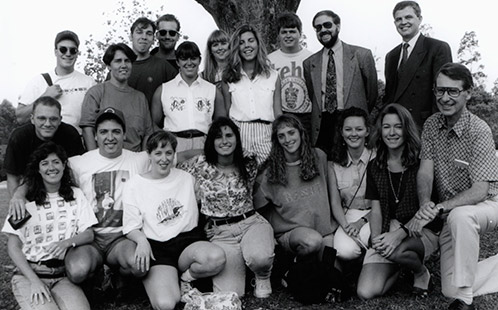 Group of Students - First intake of Canadian Students for Teaching - Faculty of Education 1994