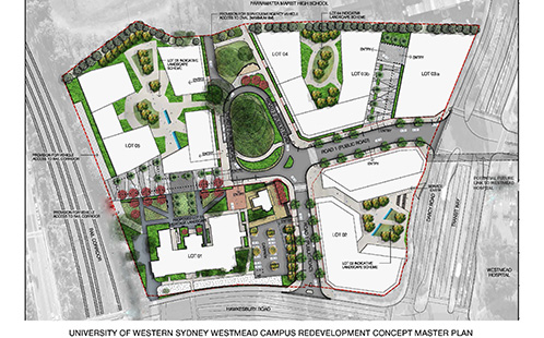 Westmead development concept plan