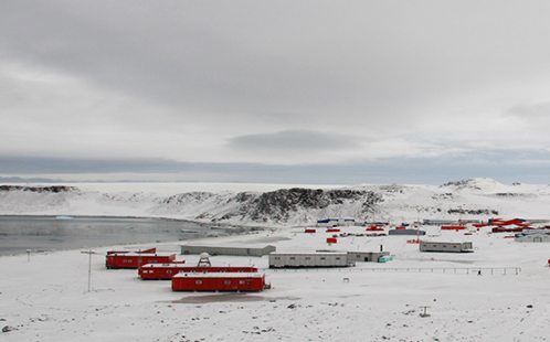 Photo of Antarctica, by Professor Juan Francisco Salazar