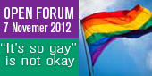 Homophobia Open Forum