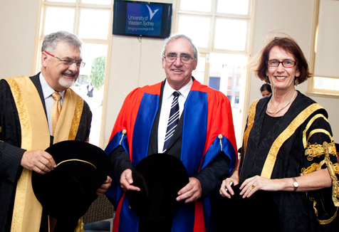 Professor Peter Shergold, The Honourable John Fahey AC and Professor Janice Reid